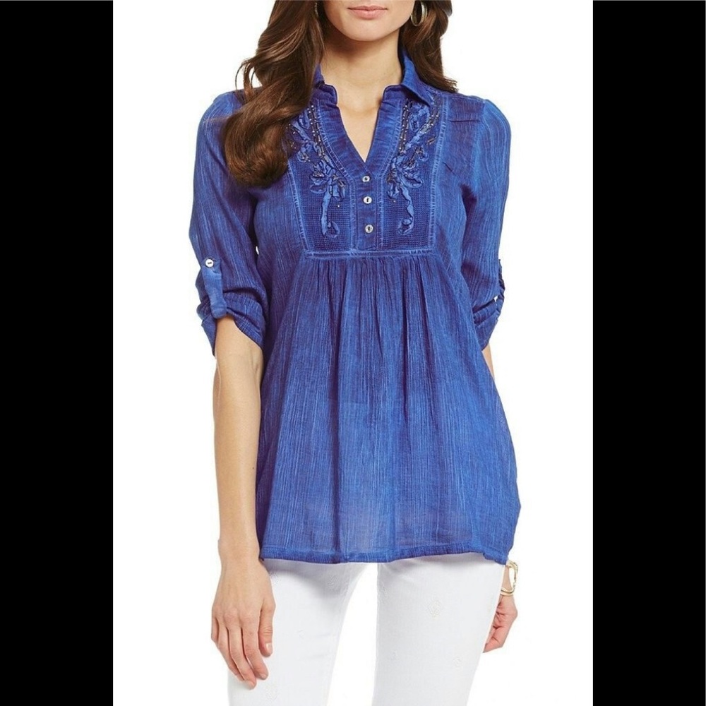 Reba Destiny Blue Top